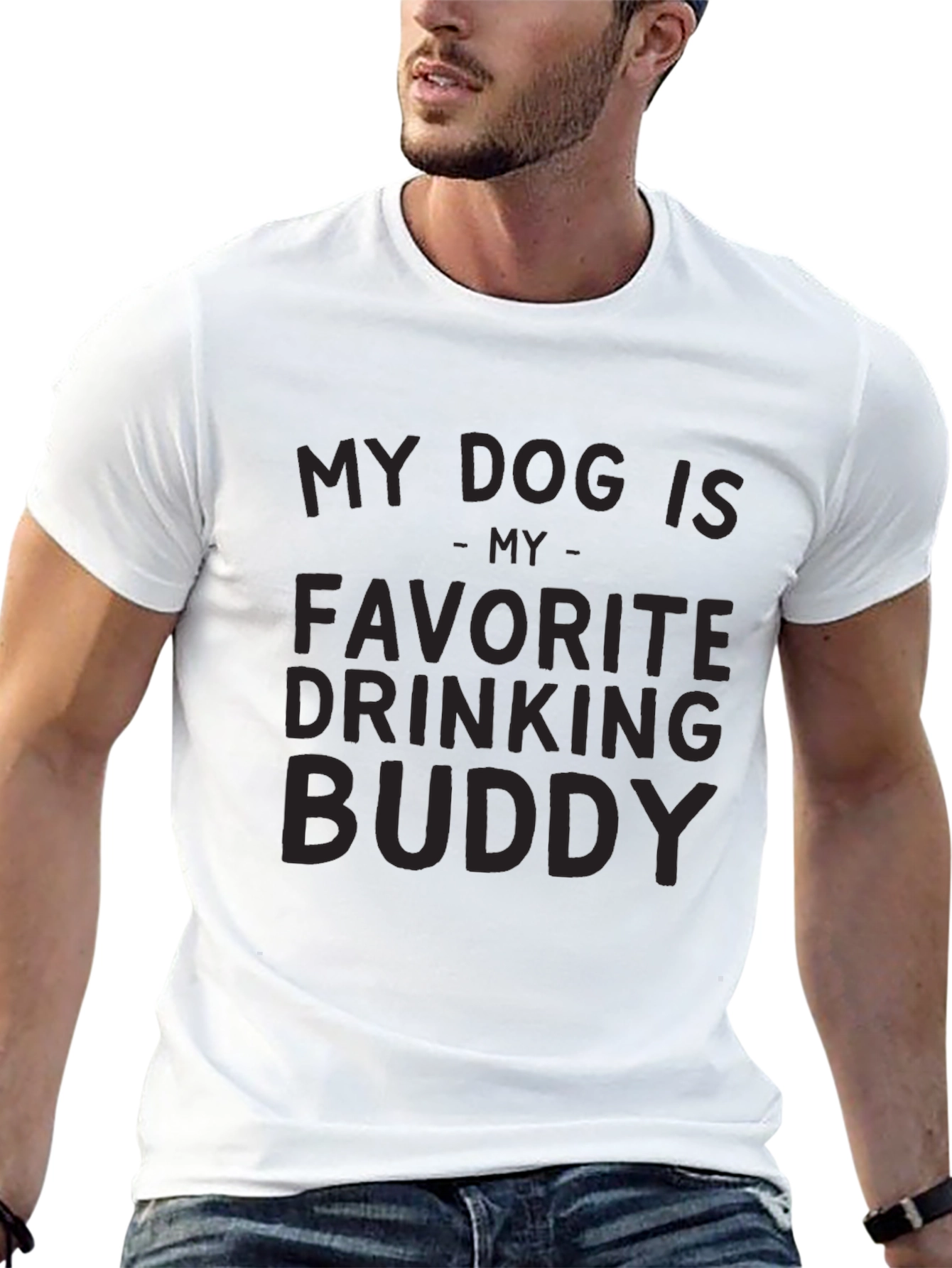 My Dog Is My Favorite Drinking Buddy T-Shirt