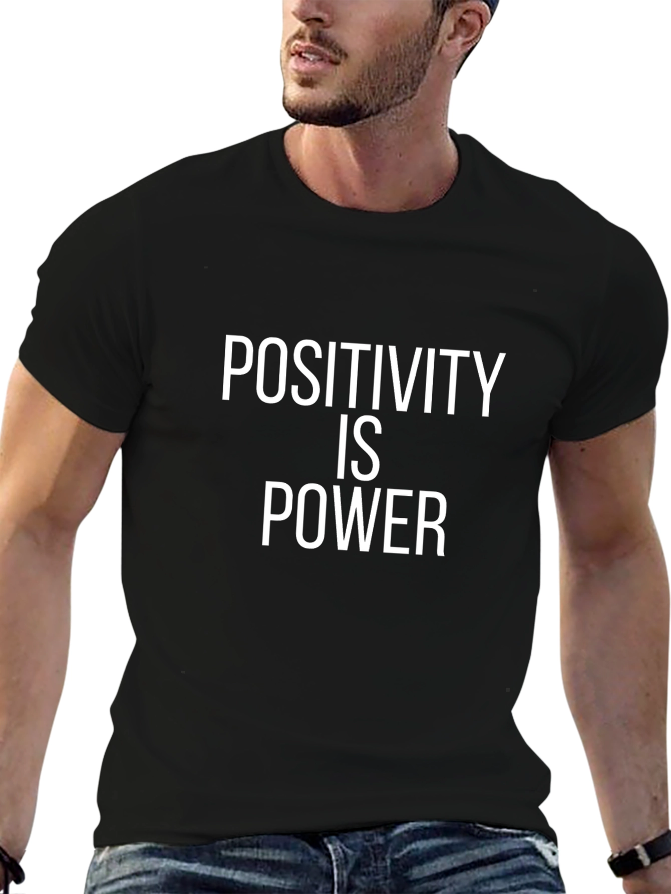 Positivity is Power Graphic Tee - Black