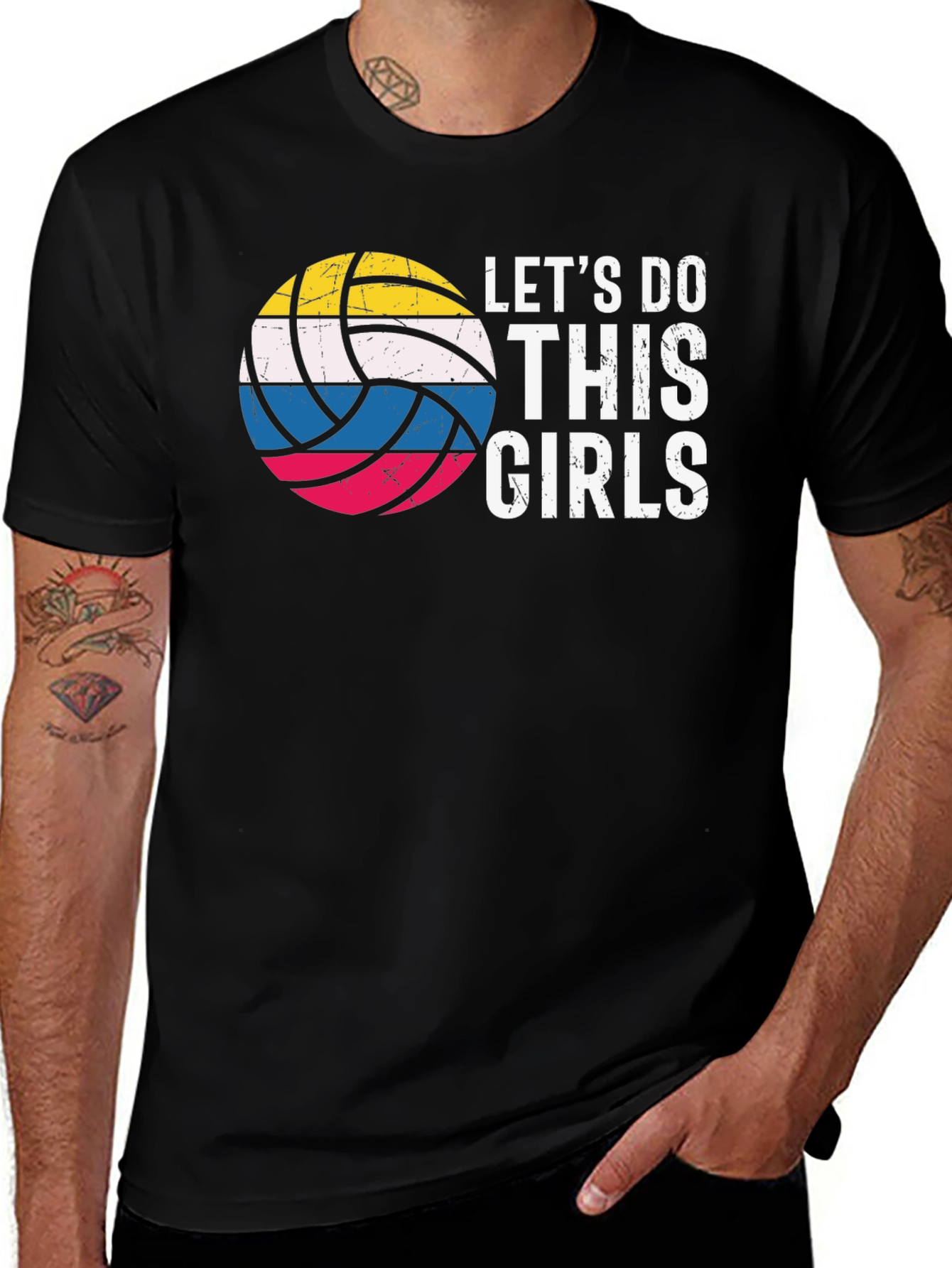 Lets Do This Girls Volleyball T-Shirt