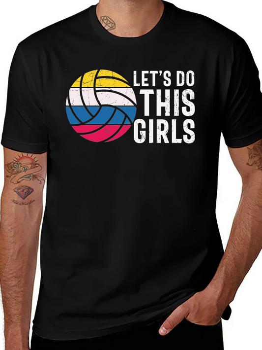 Lets Do This Girls Volleyball T-Shirt