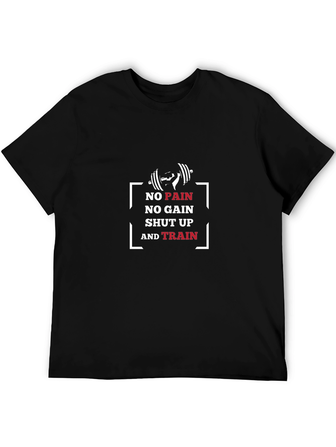 No Pain No Gain Mens Graphic T-Shirt