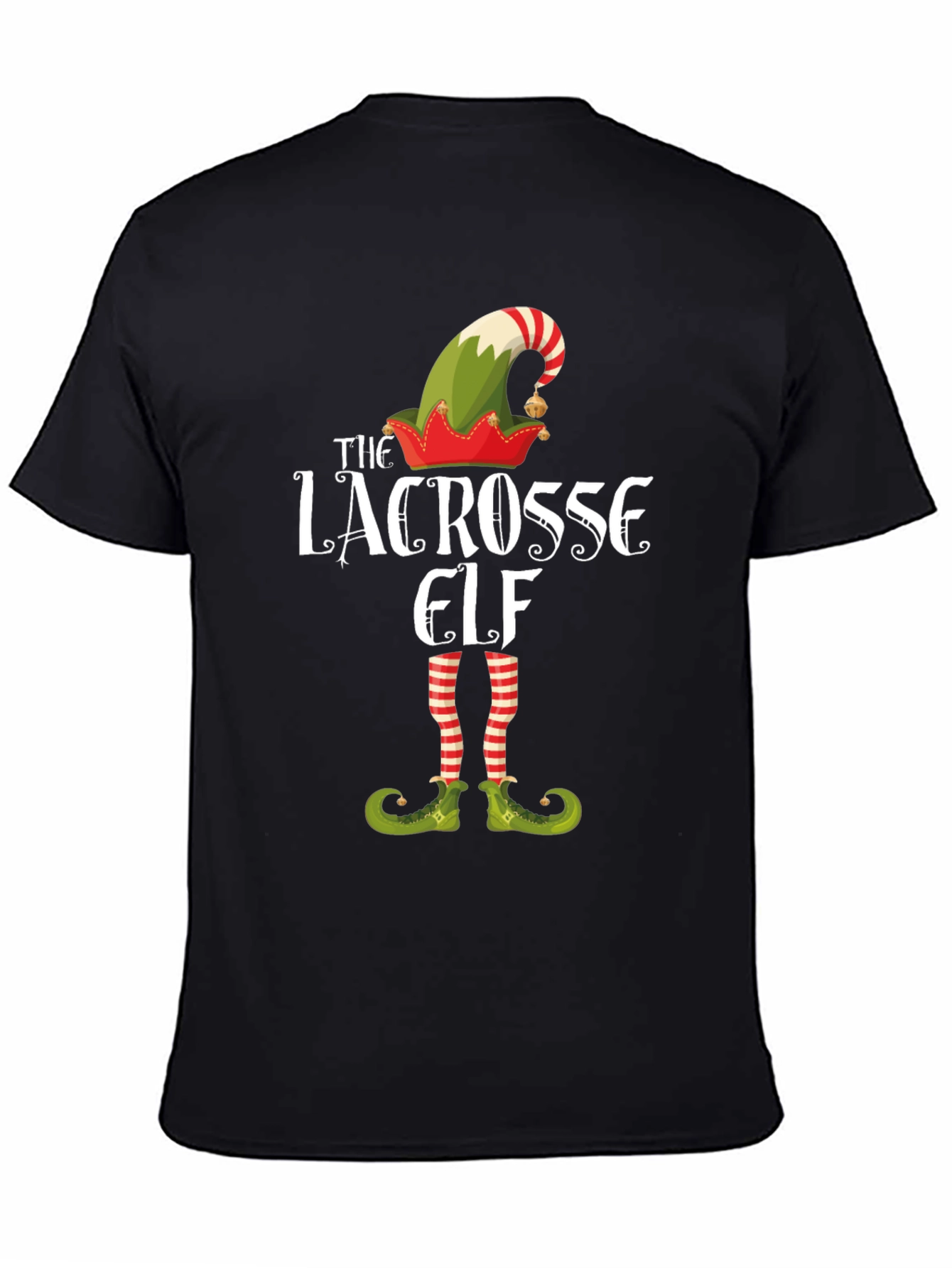 The Lacrosse Elf Christmas Holiday T-Shirt