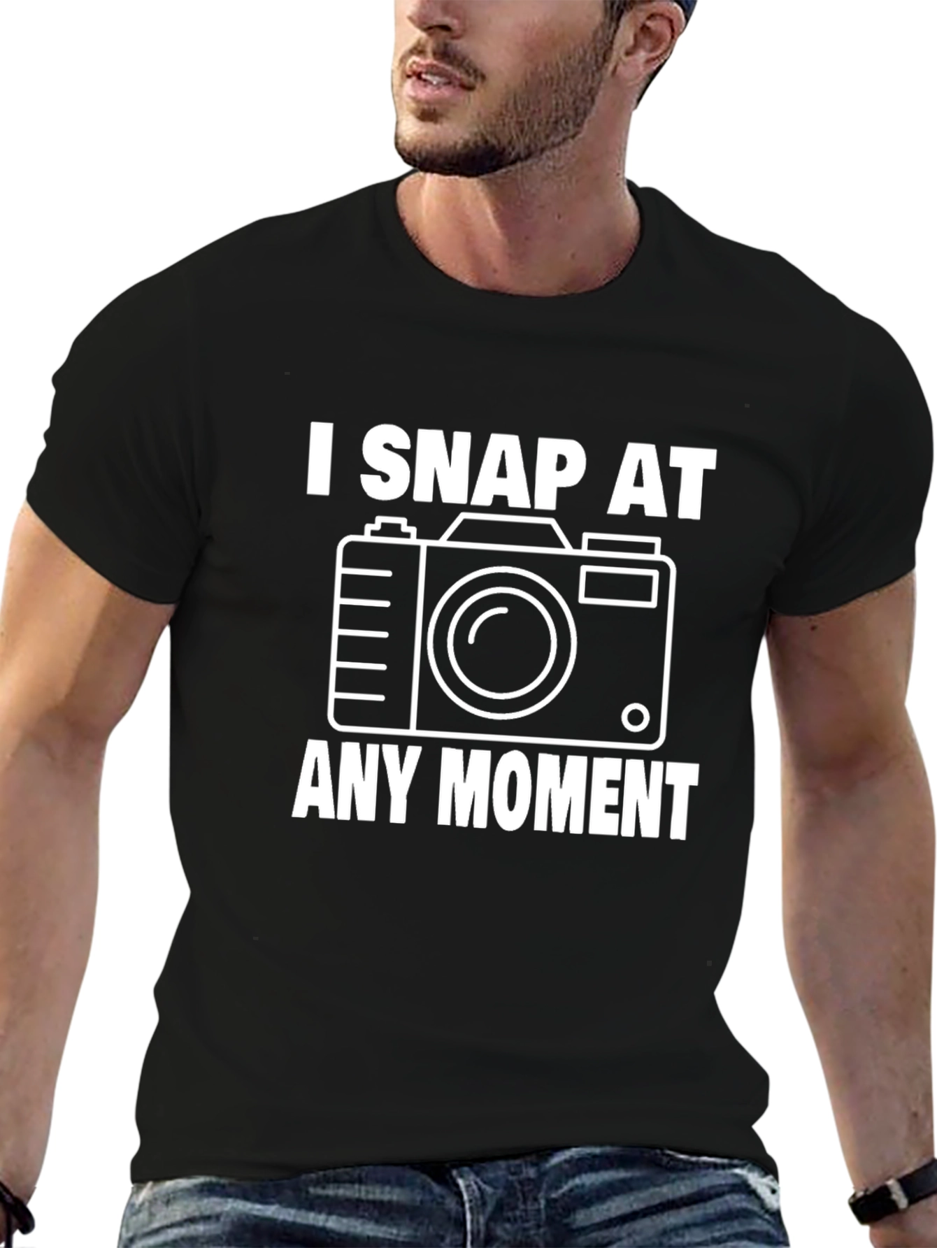I Snap at Any Moment Camera T-Shirt