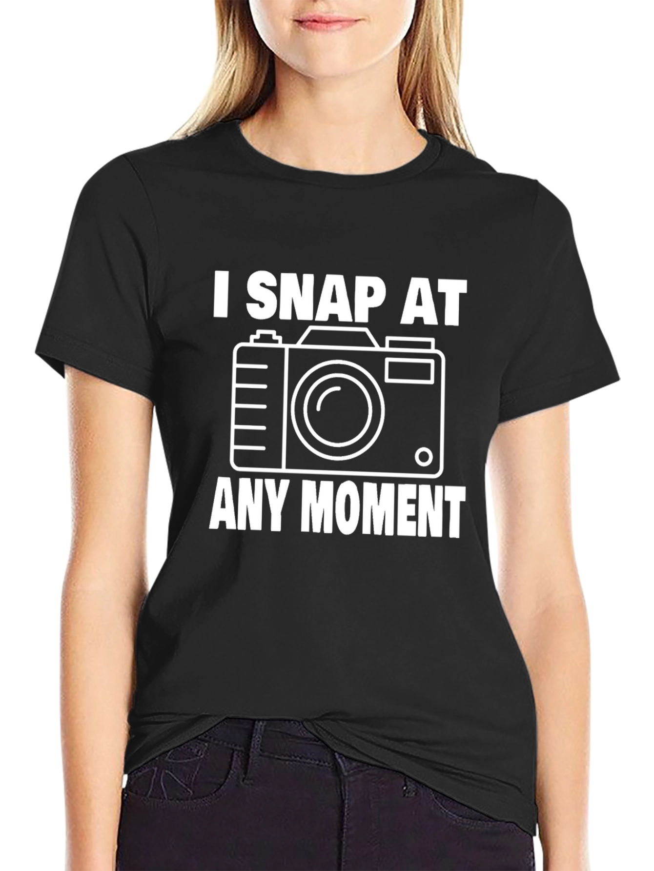 I Snap at Any Moment Camera T-Shirt