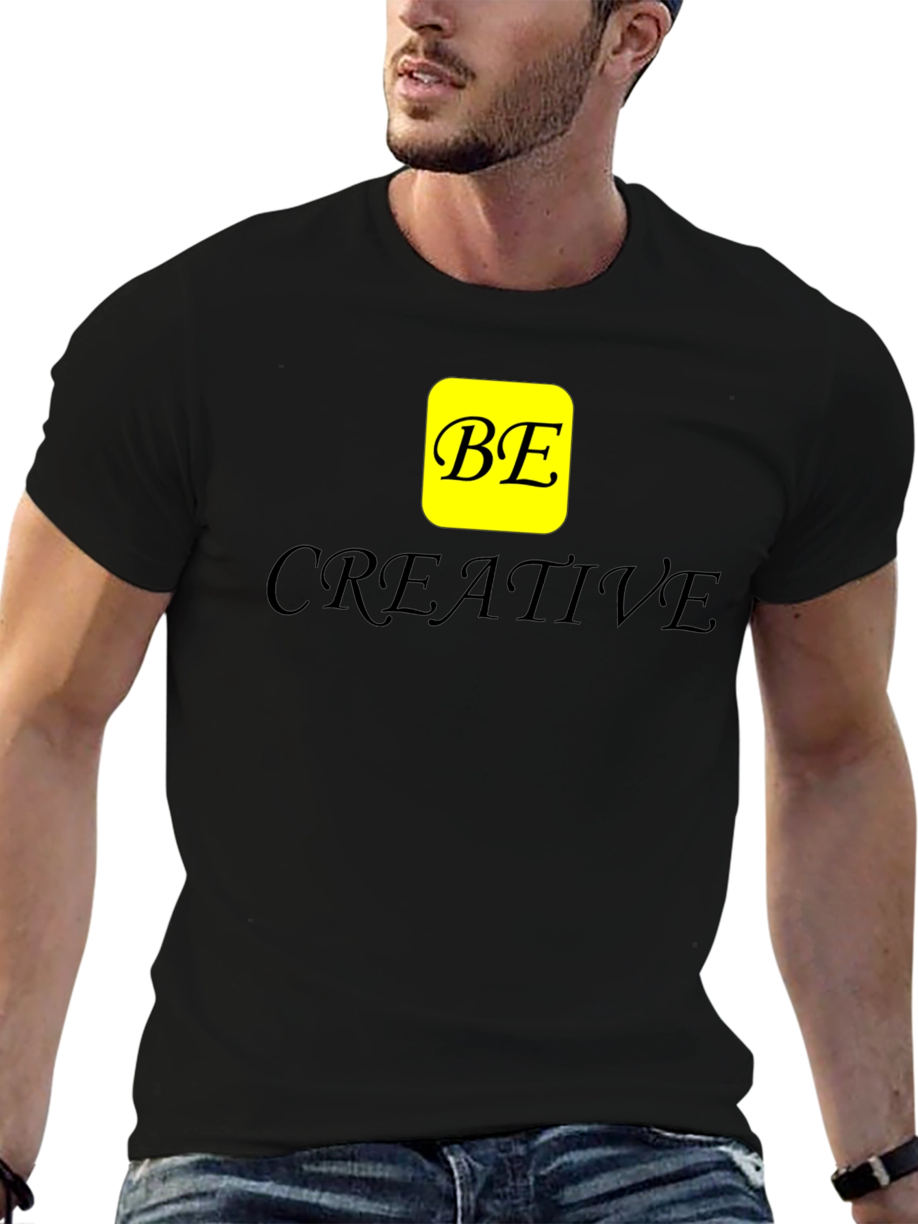 Be Creative Black T-Shirt