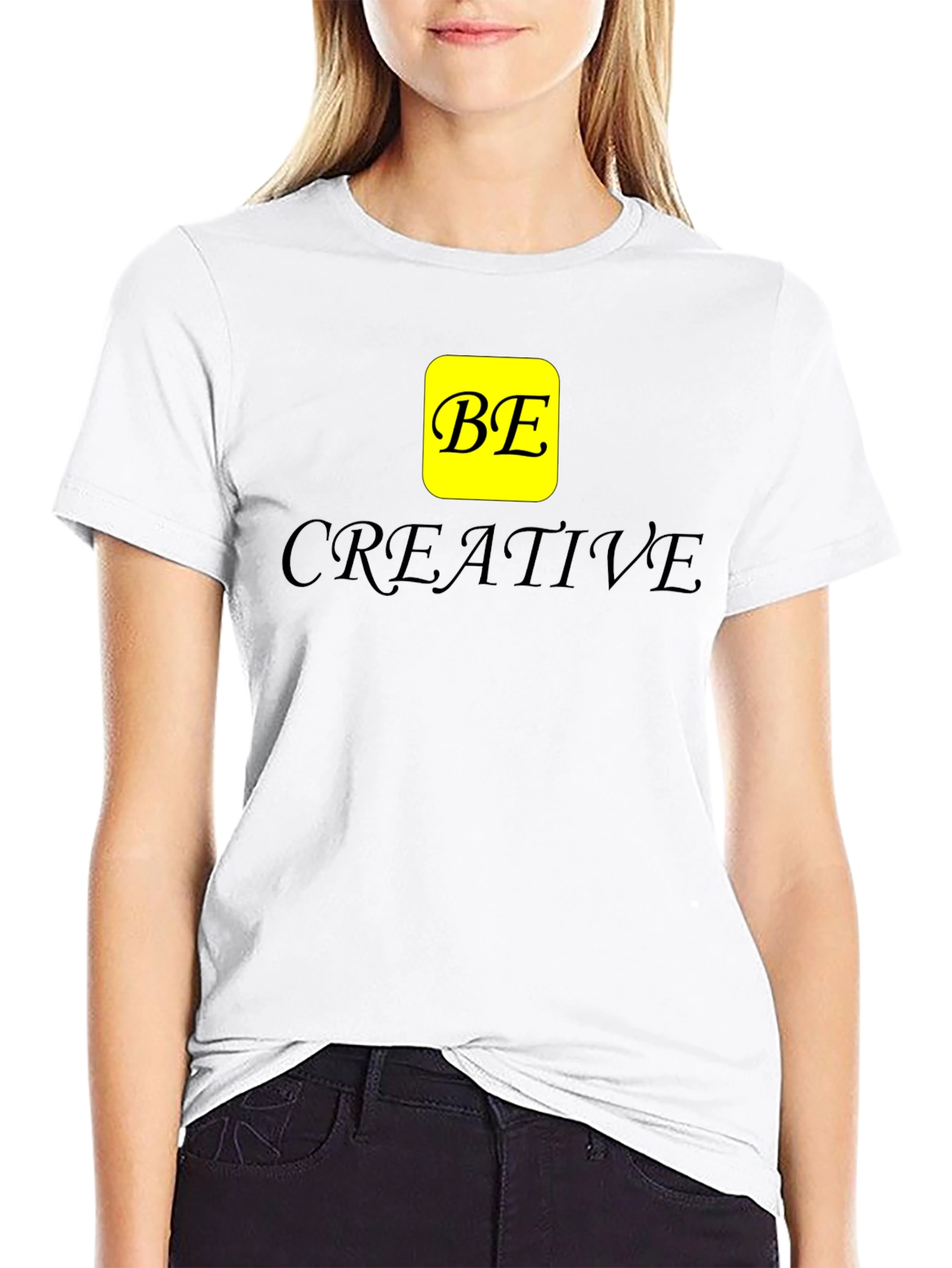 Be Creative Black T-Shirt