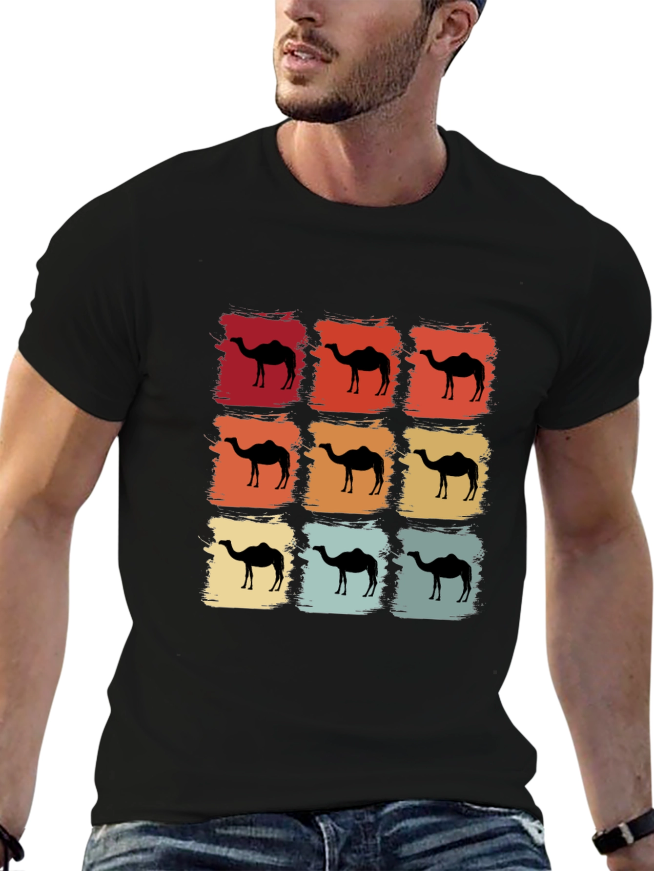 Retro Camel T-Shirt