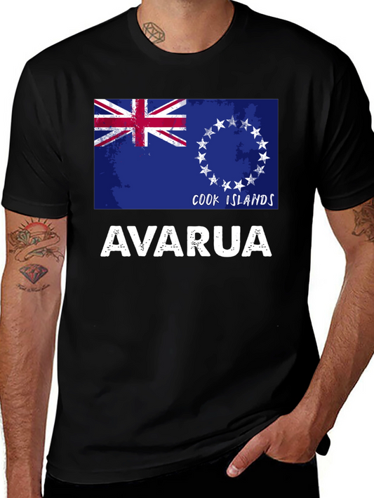 Cook Islands Flag Avarua T-Shirt