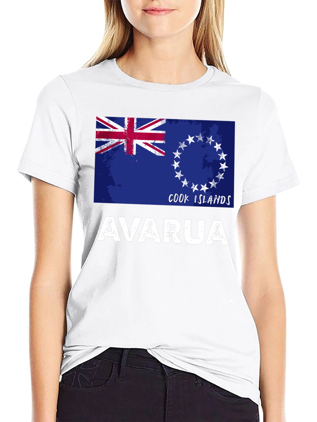 Cook Islands Flag Avarua T-Shirt